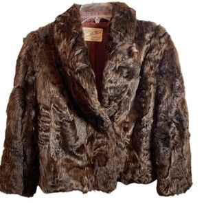 Vintage Real Karakul Fur Jacket